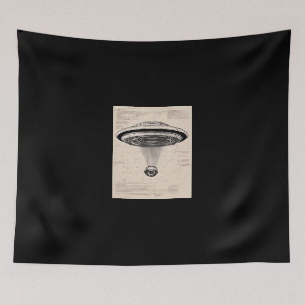 Artikelvorschau, Retro-Bauplan UFO-Sonde Skizzenkunst entworfen und verkauft von rohlfhorricou.