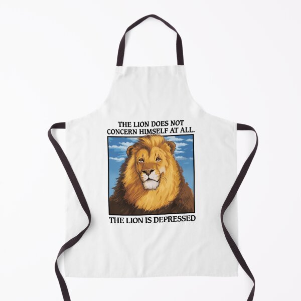 Item preview, Funny Lion Depression Quote Design designed and sold by cerima.