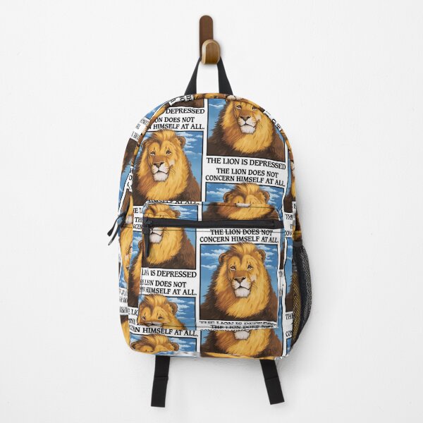Item preview, Funny Lion Depression Quote Design designed and sold by cerima.