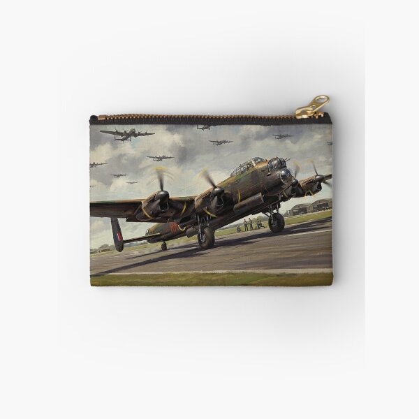 Item preview, Lancaster Squadron Takeoff Illustration designed and sold by Airpower Art.