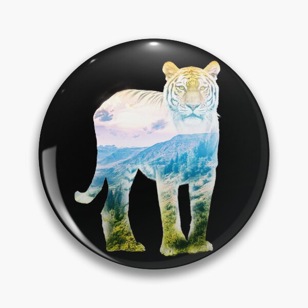 Item preview, Tiger Within – Double Exposure Wildlife designed and sold by JIMBOEE.