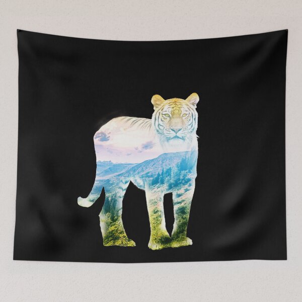 Item preview, Tiger Within – Double Exposure Wildlife designed and sold by JIMBOEE.