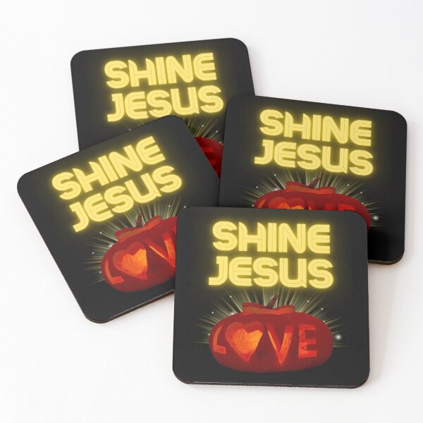 Item preview, Faith Halloween Shine Jesus Shine Love Christian Pumpkin designed and sold by Genius Geek.