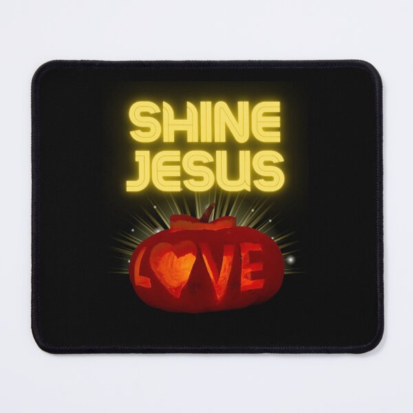 Item preview, Faith Halloween Shine Jesus Shine Love Christian Pumpkin designed and sold by Genius Geek.