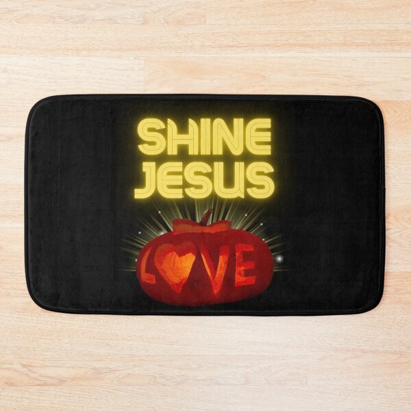 Item preview, Faith Halloween Shine Jesus Shine Love Christian Pumpkin designed and sold by Genius Geek.
