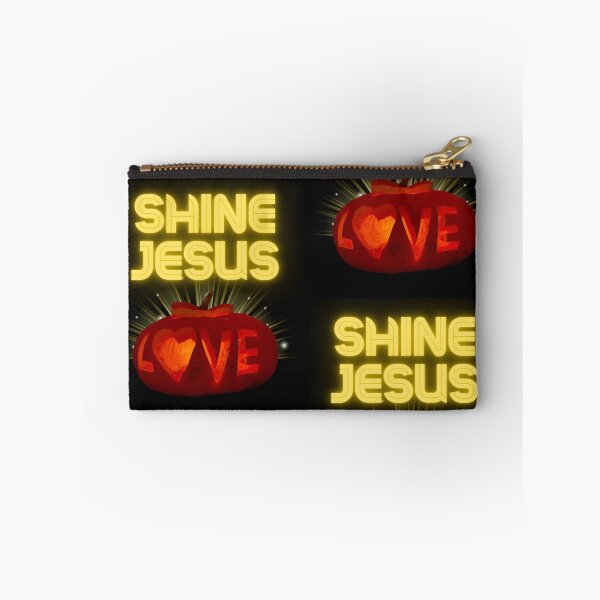 Item preview, Faith Halloween Shine Jesus Shine Love Christian Pumpkin designed and sold by Genius Geek.
