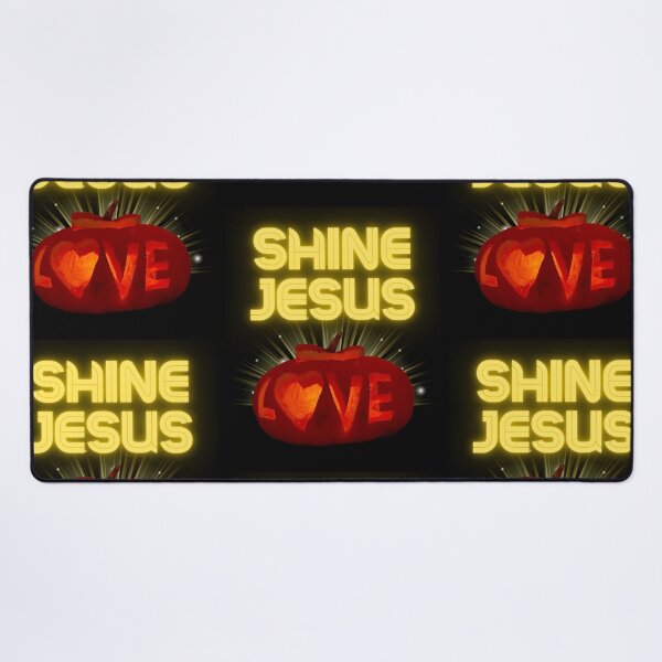 Item preview, Faith Halloween Shine Jesus Shine Love Christian Pumpkin designed and sold by Genius Geek.