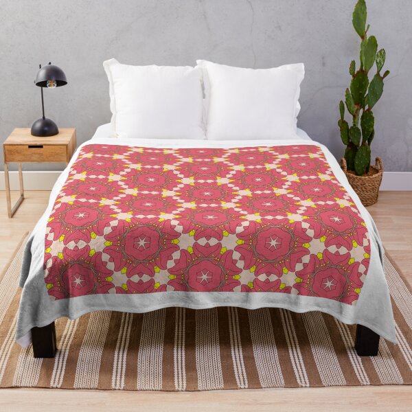 Item preview, Coral Pink Floral Mandala Garden Pattern designed and sold by baileylincoln.