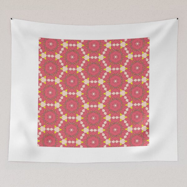 Item preview, Coral Pink Floral Mandala Garden Pattern designed and sold by baileylincoln.