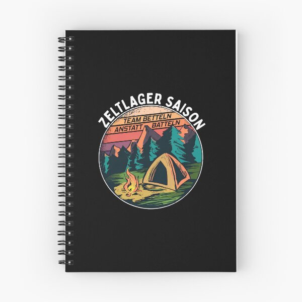 Item preview, Retro Camping Scene Zeltlager Saison Design designed and sold by anosxnreasto.