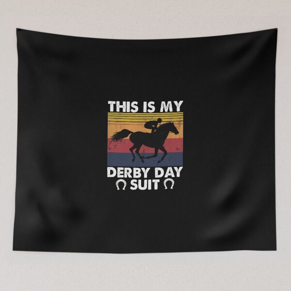 Item preview, Retro Derby Day Jockey Horse Racing Sunset Graphic designed and sold by rohlfhorricou.