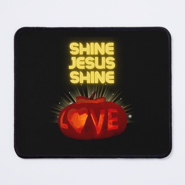 Item preview, Halloween Shine Jesus Shine Love Christian Pumpkin designed and sold by Genius Geek.