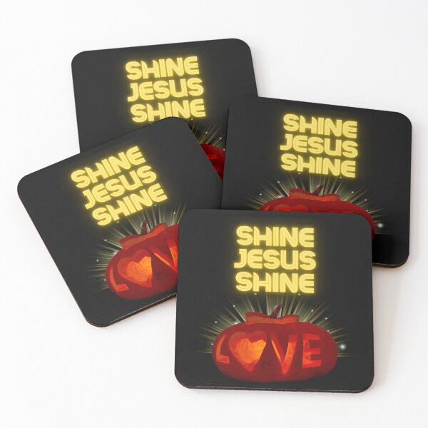 Item preview, Halloween Shine Jesus Shine Love Christian Pumpkin designed and sold by Genius Geek.