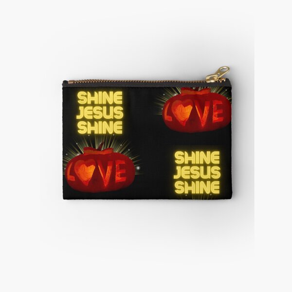 Item preview, Halloween Shine Jesus Shine Love Christian Pumpkin designed and sold by Genius Geek.