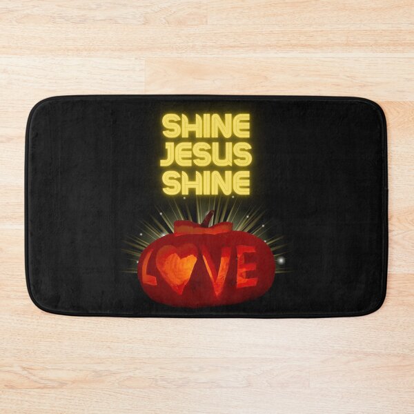 Item preview, Halloween Shine Jesus Shine Love Christian Pumpkin designed and sold by Genius Geek.