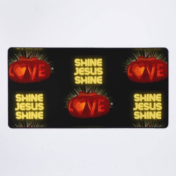 Item preview, Halloween Shine Jesus Shine Love Christian Pumpkin designed and sold by Genius Geek.