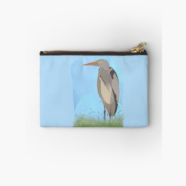 Item preview, Illustration of a Grey Heron in the wild designed and sold by FandomizedRose.