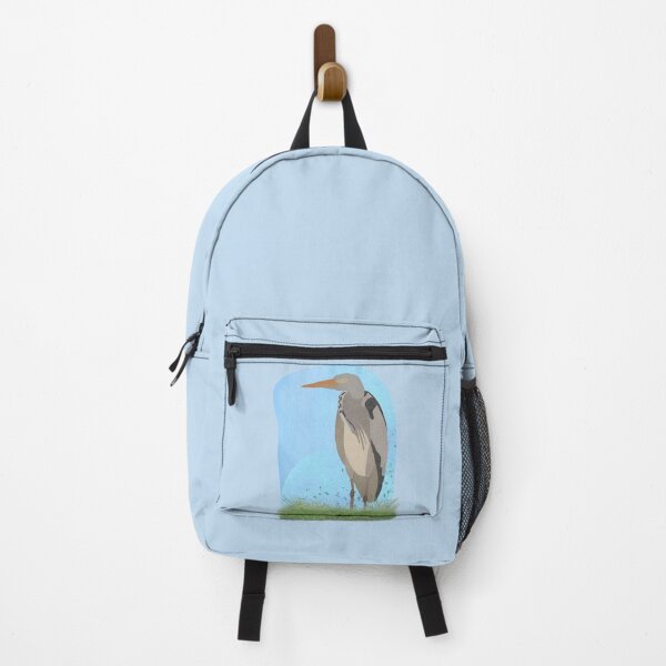 Item preview, Illustration of a Grey Heron in the wild designed and sold by FandomizedRose.