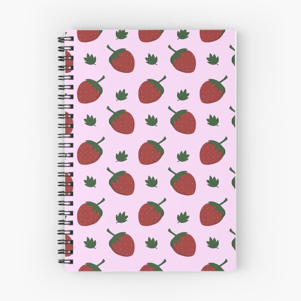 Artikelvorschau, Handgezeichnetes, nahtloses Erdbeermuster, niedliches rotes Beeren-Design für Alltagsprodukte entworfen und verkauft von Tanapan2529.