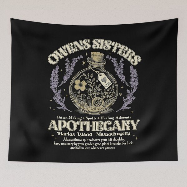 Item preview, Owens Sisters Apothecary Vintage Botanical Spell Potion Witchy designed and sold by JapanAnimeSH1.