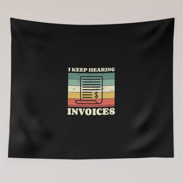 Item preview, Retro Invoice Humor Accountant Finance Graphic designed and sold by neviltumasher.