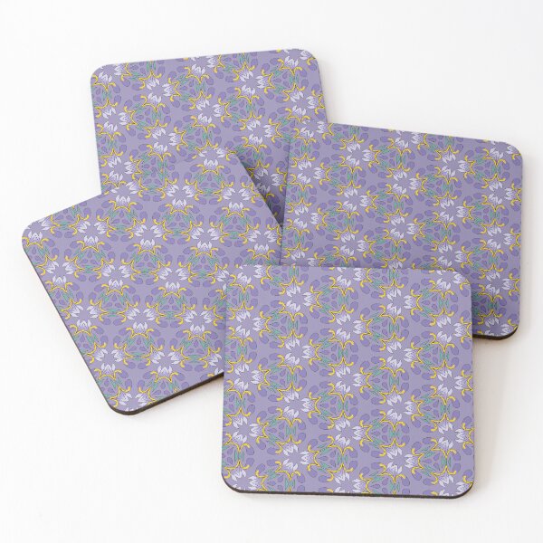Item preview, Lavender Botanical Abstract Floral Symmetry Pattern designed and sold by baileylincoln.