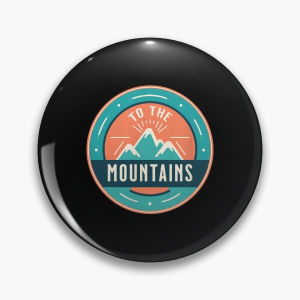 Item preview, Retro Mountains Emblem Adventure Outdoor Travel designed and sold by anosxnreasto.