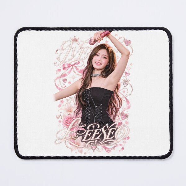 Item preview, Leeseo IVE Chrome Script Phone Case | Black Corset Outfit Art designed and sold by Valereekmerch.