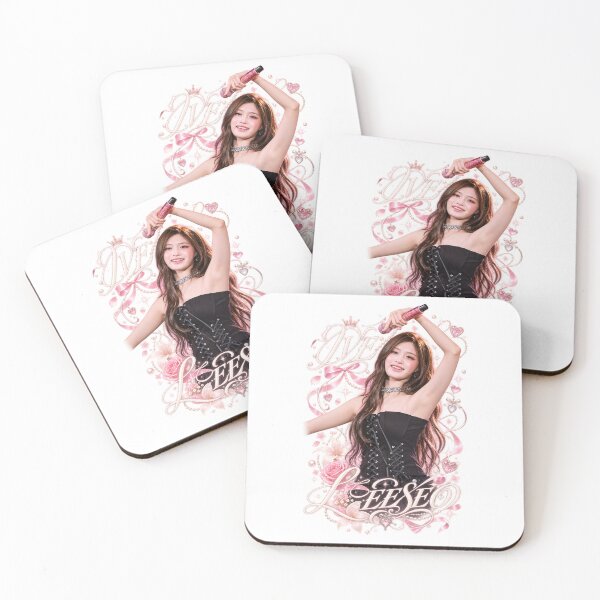 Item preview, Leeseo IVE Chrome Script Phone Case | Black Corset Outfit Art designed and sold by Valereekmerch.