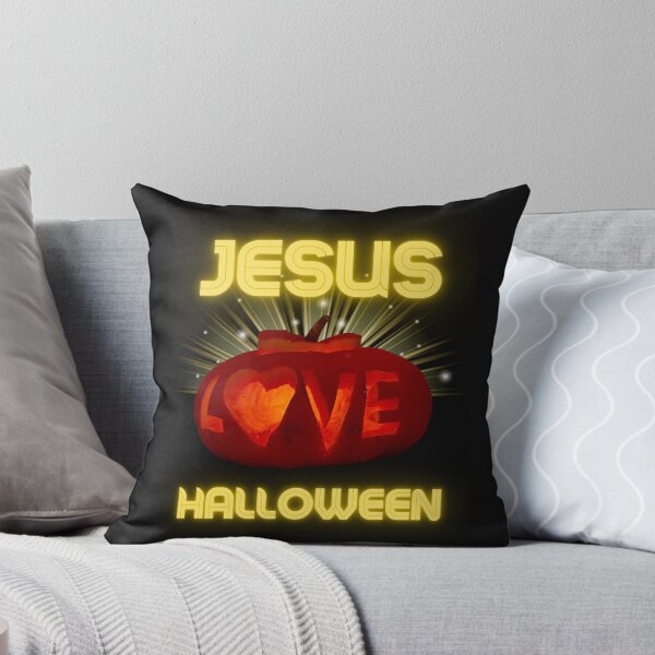 Item preview, Alternative Halloween Shine Jesus Shine Love Christian Pumpkin designed and sold by Genius Geek.