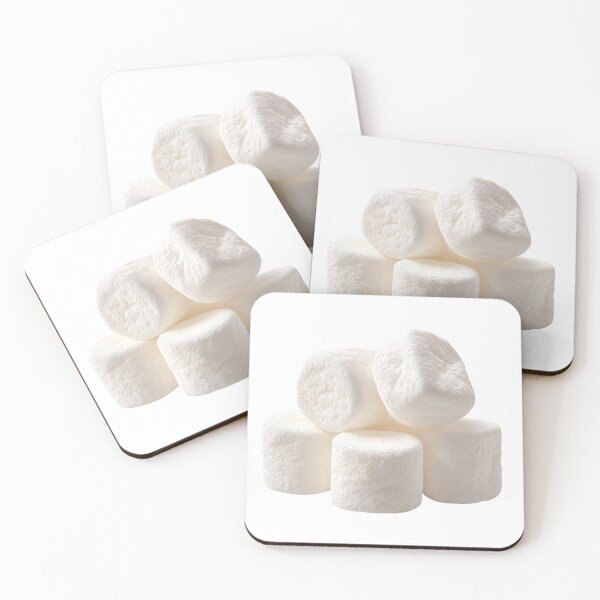 Item preview, Cute White Marshmallows Sweet Food designed and sold by jianina-alondra.