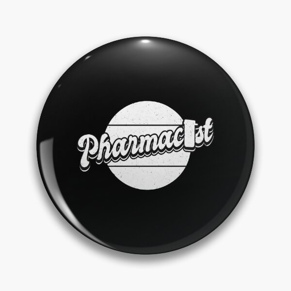 Item preview, Retro Pharmacist Circle Graphic designed and sold by kalmanfjskrine.