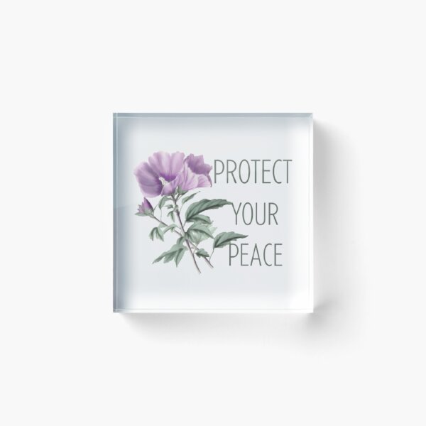 Item preview, Protect Your Peace  designed and sold by MKH GARDEN STORE.