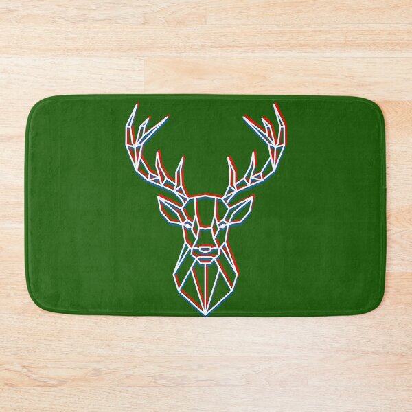 Item preview, Geometric stag head red-white-blue designed and sold by bravoalpha.