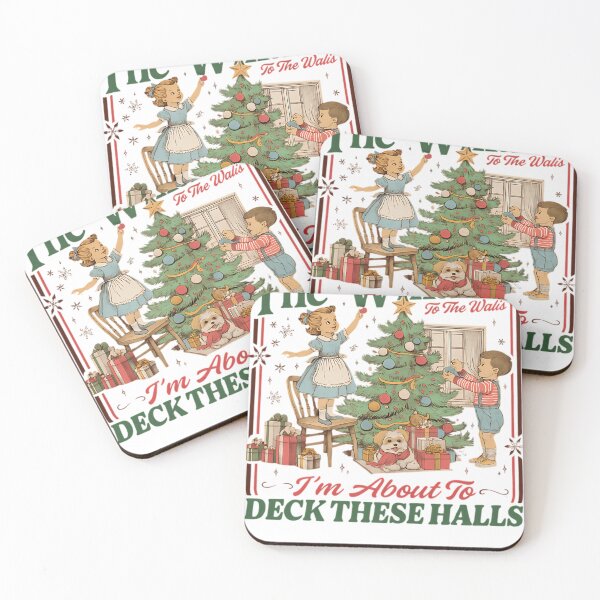 Item preview, From The Windows To The Walls I'm About To Deck These Halls Sweat, Funny Retro Christmas Sweater, Womens Holiday Party designed and sold by ChromeStreet.
