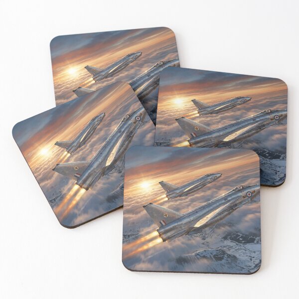 Item preview, Lightning Jets Afterburner Sunset Illustration designed and sold by Airpower Art.