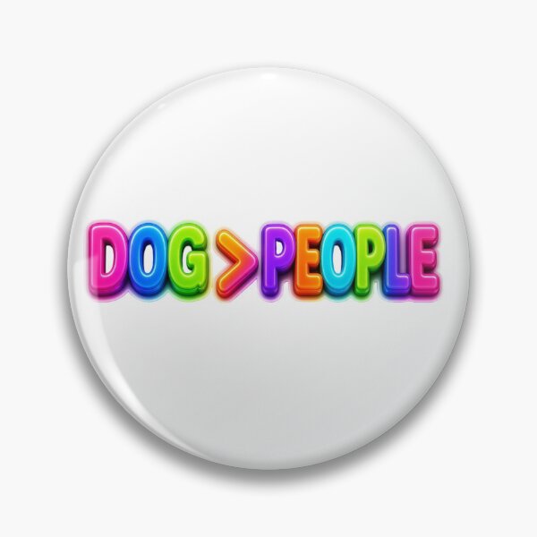 Item preview, Dog Over People Dog Lover Statement designed and sold by ExploreAura Studio.
