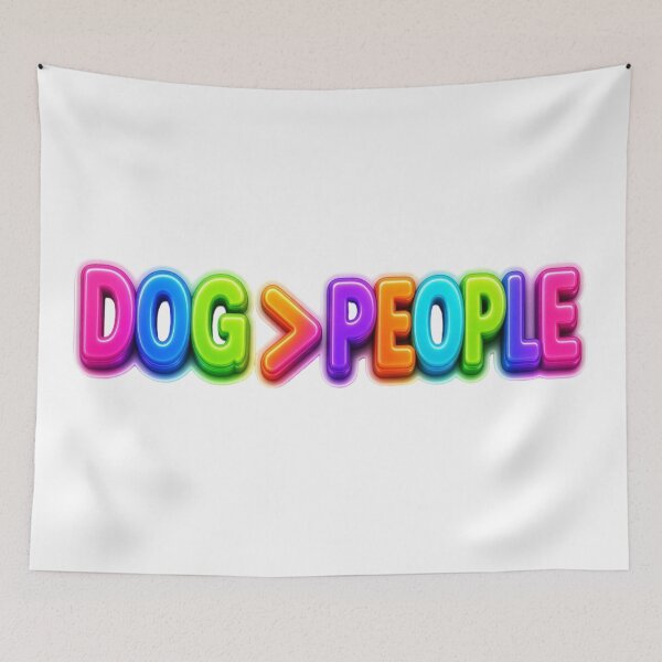 Item preview, Dog Over People Dog Lover Statement designed and sold by ExploreAura Studio.