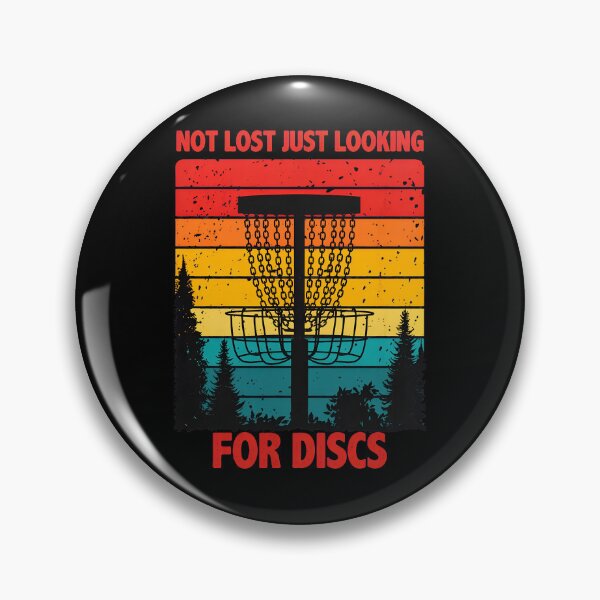 Item preview, Retro Sunset Disc Golf Funny Not Lost Looking For Discs designed and sold by anosxnreasto.