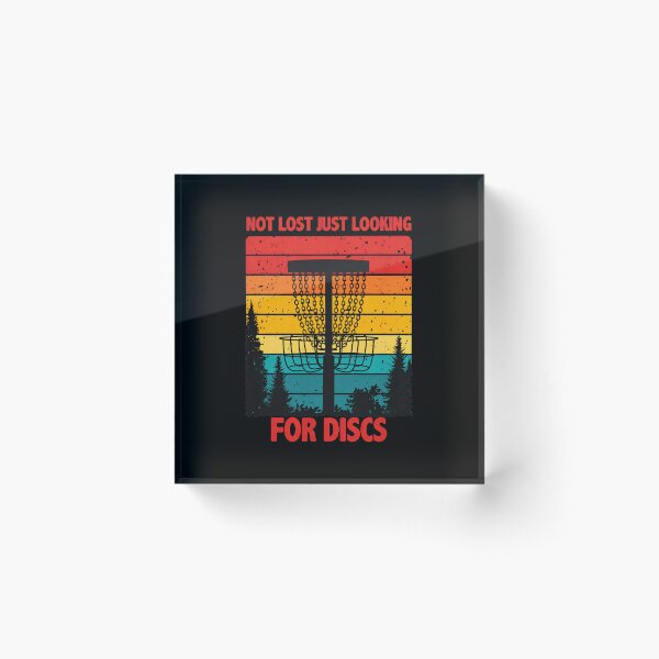 Item preview, Retro Sunset Disc Golf Funny Not Lost Looking For Discs designed and sold by anosxnreasto.
