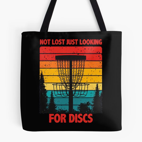 Item preview, Retro Sunset Disc Golf Funny Not Lost Looking For Discs designed and sold by anosxnreasto.