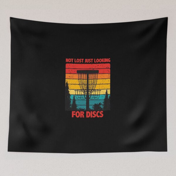 Item preview, Retro Sunset Disc Golf Funny Not Lost Looking For Discs designed and sold by anosxnreasto.