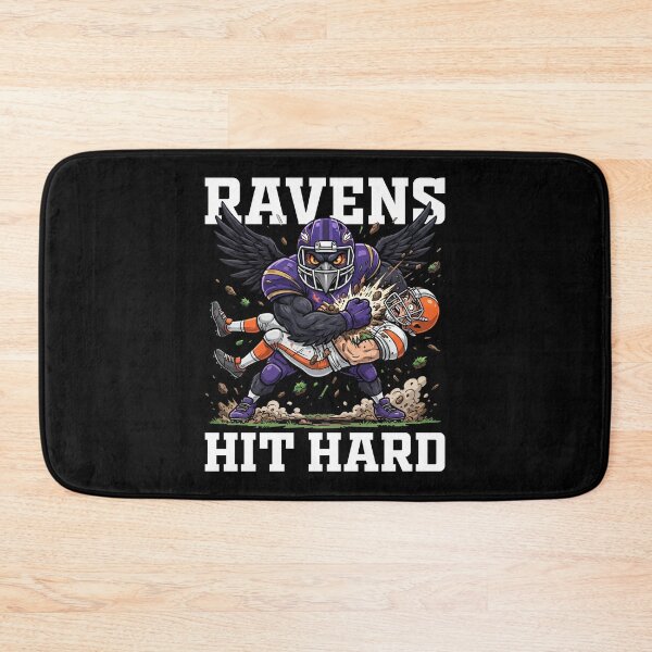 Item preview, RAVENS HIT HARD - BAL RAVENS designed and sold by KEF Custom.