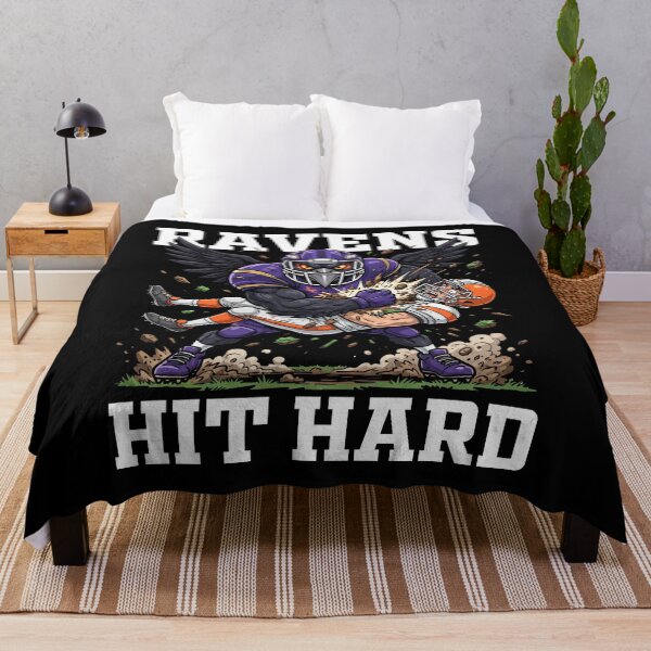 Item preview, RAVENS HIT HARD - BAL RAVENS designed and sold by KEF Custom.