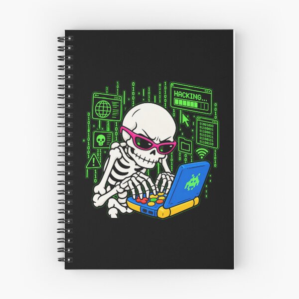Item preview, Hacker Skeleton Cyberpunk Computer Geek designed and sold by MonkiFlipp.