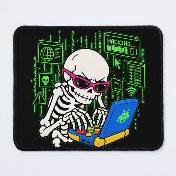Item preview, Hacker Skeleton Cyberpunk Computer Geek designed and sold by MonkiFlipp.
