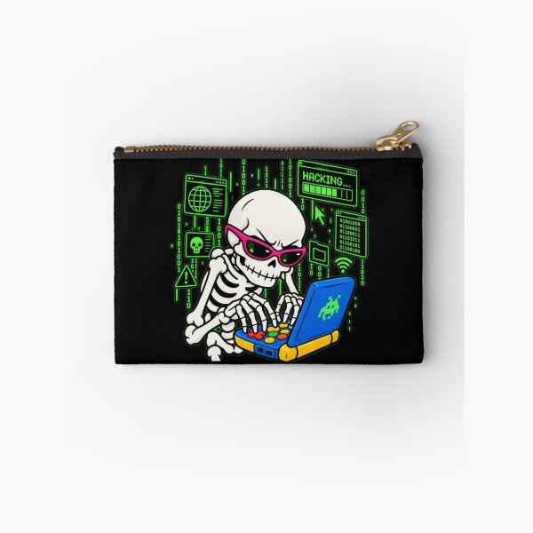 Item preview, Hacker Skeleton Cyberpunk Computer Geek designed and sold by MonkiFlipp.