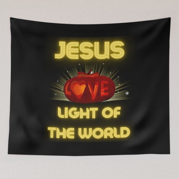 Item preview, Alternative Halloween Shine Jesus Shine Love Christian Pumpkin designed and sold by Genius Geek.