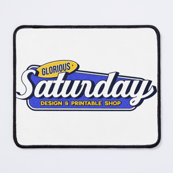 Item preview, Glorious Saturday Retro Vintage Typography Design designed and sold by MindMess Studio.