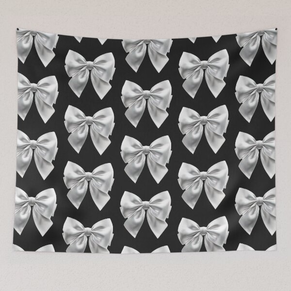 Item preview, White Satin Bow Coquette Aesthetic designed and sold by jianina-alondra.